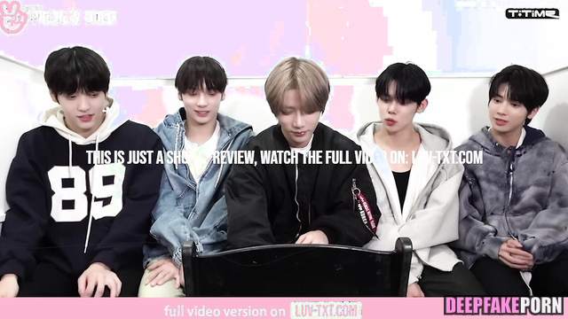 韓国語 Korean sexy idols TXT are happy to present their hot PMV scene トゥモロー