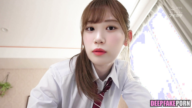 アイズワン フェイクポルノ schoolgirl saddled a cock after lessons, Chaewon A.I. [PREMIUM]