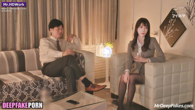 Office lady moaning during sex with her colleague 少女時代 ポルノ Taeyeon A.I.