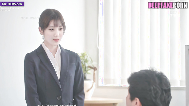 Lady boss versus her new subordinate / 少女時代 ディープフェイク エロ Seohyun face swap