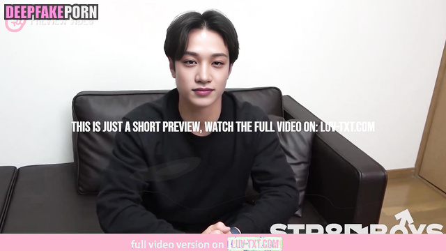 He came to a porn casting and was confused, fake Bang Chan (방찬 스트레이 키즈)