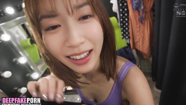 Fan snuck into her dressing room and fucked - Mei Nagano (永野 芽郁 性別) A.I.