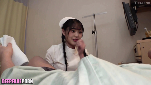 Blowjob in the hospital ward by pretty Wonyoung アイヴ ディープフェイク エロ A.I. [PREMIUM]