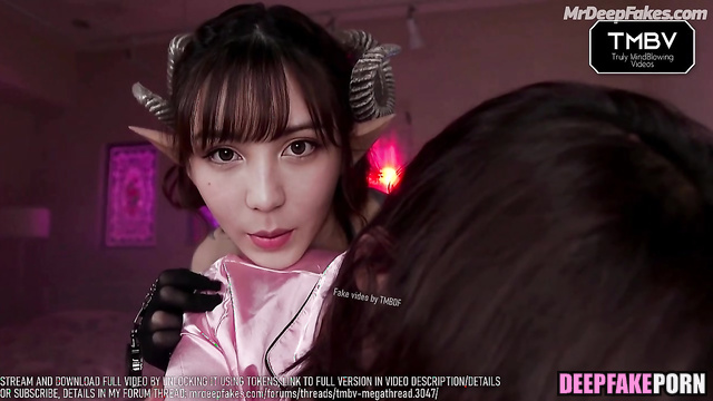 He summoned a demon and fucked her, ASMR BlueKatie in Halloween porn