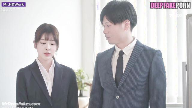Internship with new boss went well - Minju deepfake porn アイズワン アダルトビデオ