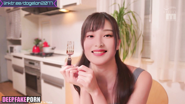 ニュージーンズ ディープフェイク couple is going to fuck after bath procedures, Minji ai