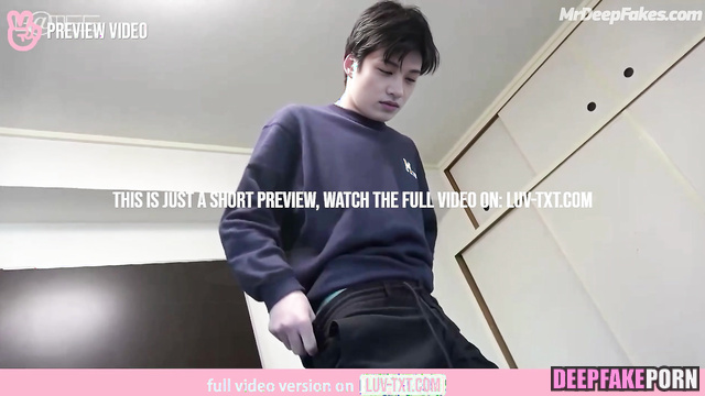 ストレイキッズ ポルノ he convinced you that he sucks sweetly, Bang Chan face swap