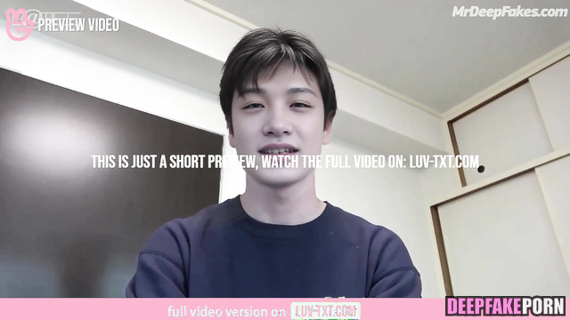 ストレイキッズ ポルノ he convinced you that he sucks sweetly, Bang Chan face swap