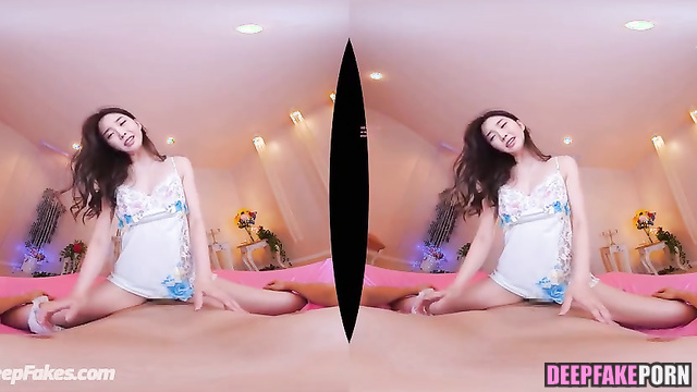 Beauty sucking your finger in cowgirl position, IU (아이유 스마트한 얼굴 변화) A.I.