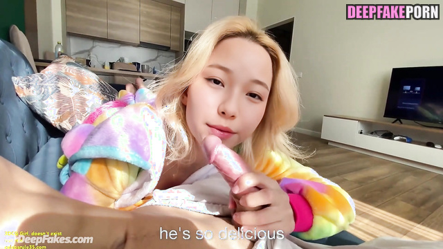 Best morning blowjob by horny lover Jiheon (백지헌 프로미스나인) pov adult tapes