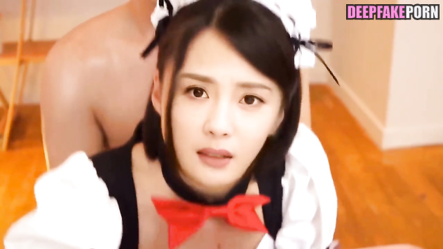 Yang Mi getting fucked in a maid costume - artificial intelligence (杨幂 人工智能)