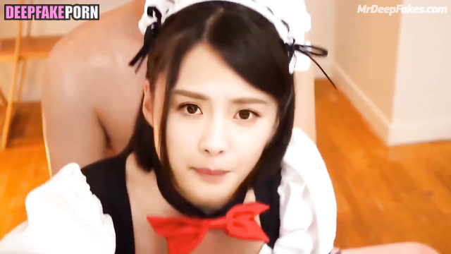 Yang Mi getting fucked in a maid costume - artificial intelligence (杨幂 人工智能)