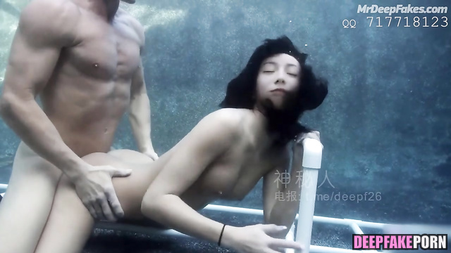 Underwater doggy by deepfake Dilraba Dilmurat // 智能換臉 性别 迪丽热巴 迪力木拉提