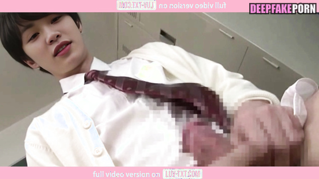 Hunky Brunet AI A-Min from EPEX Show Off His Big Dick