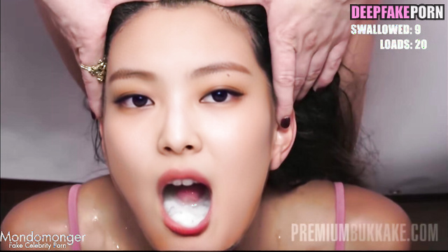 Black and white dicks cumed in her mouth (Jennie fake video) 제니 블랙핑크 [PREMIUM]
