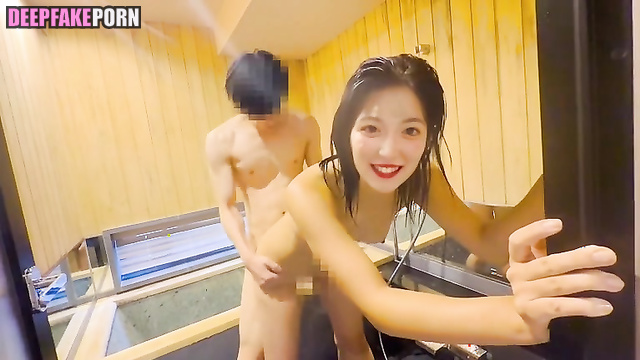 Face Swap Amane Shindo (進藤 あまね) Cheerful girl in doggy style