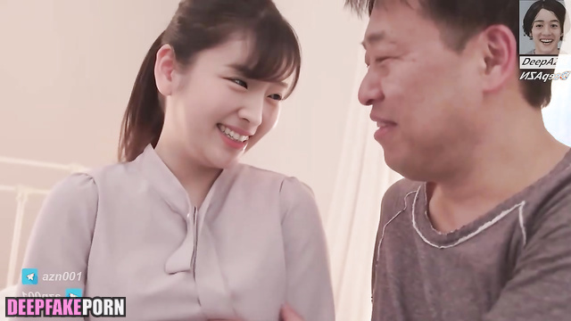 Fake ILLIT 아일릿 Wonhee Shows her nipples