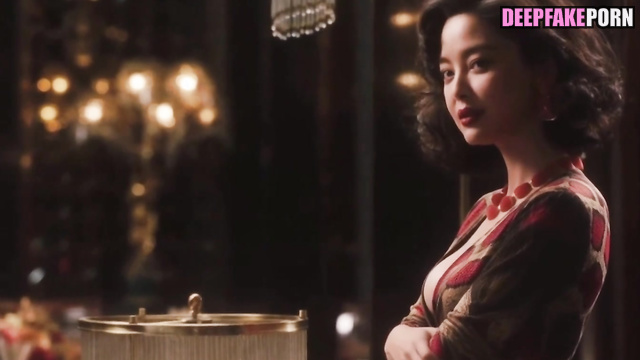 Brunette did it with with a crime boss, Tiffany Tang 唐嫣 性爱场面 real fake [PREMIUM]