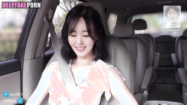 Deepfake NMIXX Haewon (해원) sucks dick