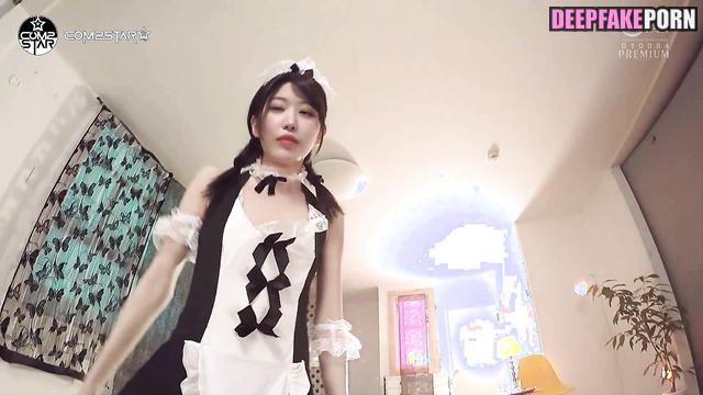 Doggystyle creampie with pretty housemaid / アイズワン 偽の有名人のポルノ Sakura ai [PREMIUM]