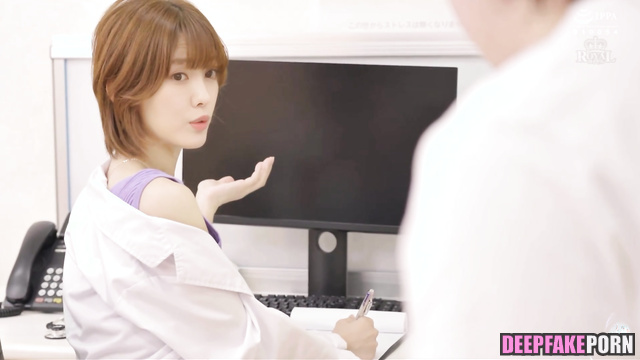 During sex in the hospital, nurse cums quickly 효민 티아라 Hyomin face swap [PREMIUM]