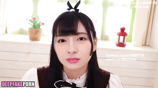DeepFake J-Pop sex tape / shy maid Kanemura Miku is fingered フェイクポルノ 日向坂46 金村美玖 [PREMIUM]