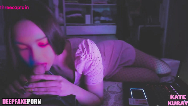 카리나/Karina did blowjob in sexy fishnet aespa (에스파) deepfake 딥페이크 [PREMIUM]