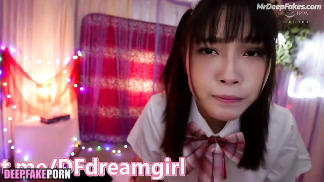 Young horny Creamy Yick rides a man POV = AI Chinese youtuber sex scene 中国人 人工智能 性爱场面 易健兒