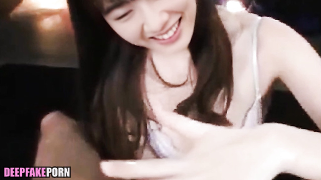 mei nagano Hashimoto performing a handjob