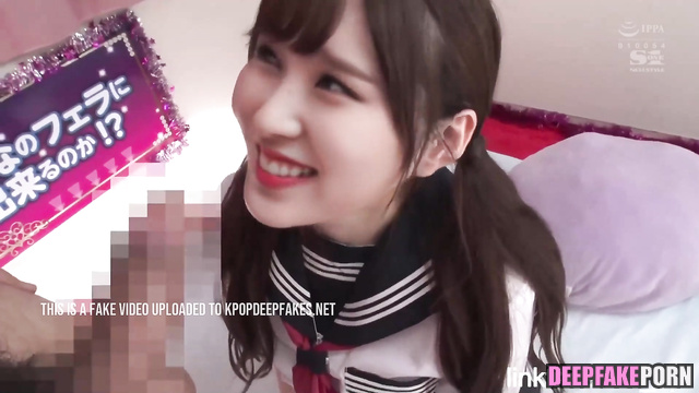 Mina 미나 jumps on her teacher's big dick [deepfake 딥페이크] TWICE/트와이스