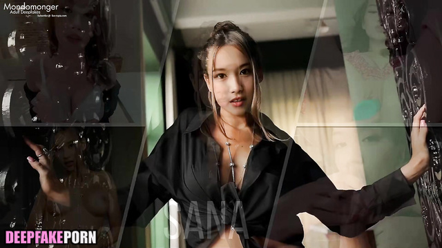 Sana 사나 acts totally naughty in this fake porn 가짜 포르노 TWICE 트와이스 [PREMIUM]