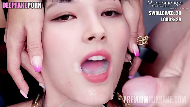 Nancy MOMOLAND loves a lot of cum on her cute face - モモランド [PREMIUM]