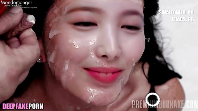 Nayeon has collected a mouthful of cum ケー・ポップスター 集めた 兼トゥワイス [PREMIUM]
