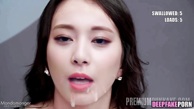 Tzuyu got a lot of cum in her mouth たくさんの兼ケー・ポップトゥワイス [PREMIUM]