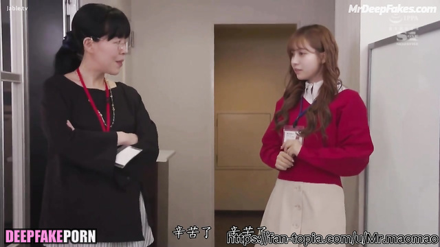 Rev. from DVL Hashimoto Kanna met her boss 橋本 環奈 deepfake ディープフェイク エロ